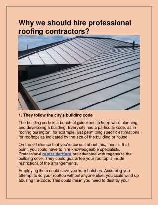 Get the best Roof Repairs in Dartford