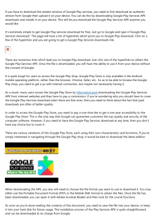 Easy Ways To Use The Google Play Services APK