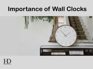 Importance of Wall Clocks