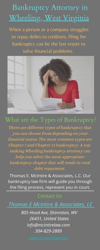 Bankruptcy Attorney in Wheeling WA