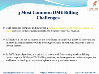 3 most common DME billing Challenges