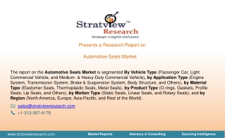 Automotive Seals Market set to recoup post COVID-19