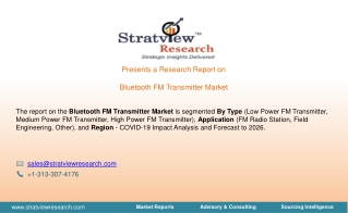 Bluetooth FM Transmitter Market Trends, Dynamics & Market Insights