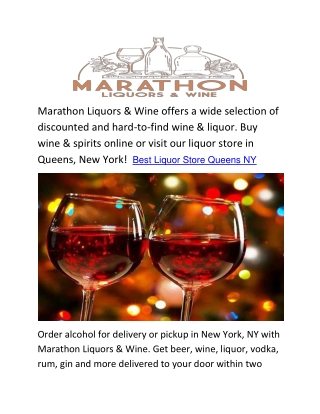 Discount Liquor Store Queens NY