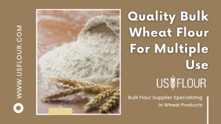 Quality Bulk Wheat Flour For Multiple Use