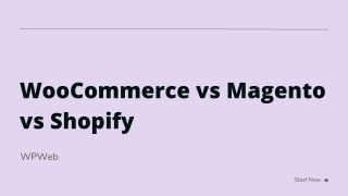 WooCommerce, Magento, Shopify: The Detailed Comparison of eCommerce Platforms.