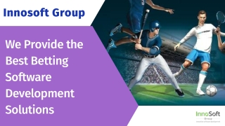 Sports Betting Software Development Company - Innosoft Group