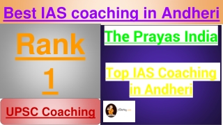 Best IAS Coaching in Andheri