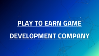 Best Play to Earn Game Blockchain Game