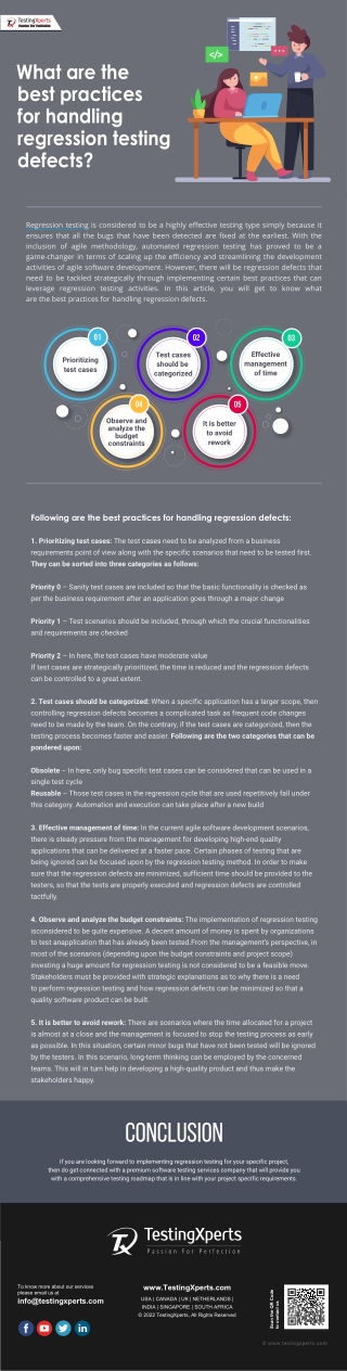 What are the best practices for handling regression testing defects