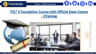 Best Online ITIL® 4 Foundation Course including Exam