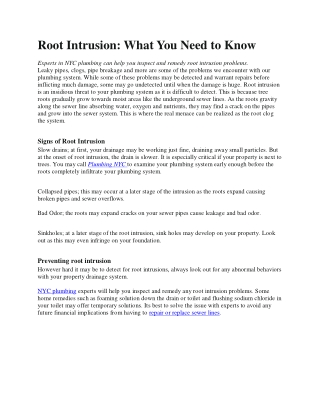 Root Intrusion: What You Need to Know
