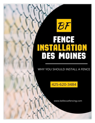 Fence Installation in Des Moines