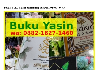 Pesan Buku Yasin Semarang Ô88ᒿ-16ᒿ7-1ㄐ6Ô{WhatsApp}