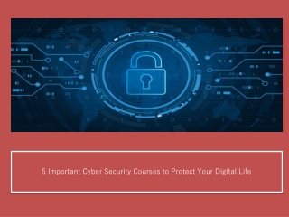 5 Important Cyber Security Courses to Protect Your Digital Life