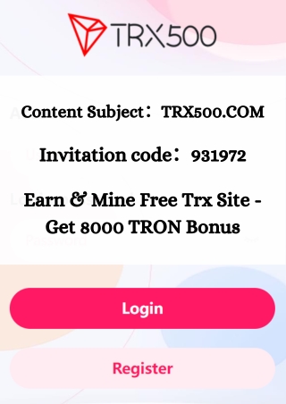 How To Earn Money - Free Trx Cloud Mining Site - Free Trx Withdrawal