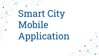 Smart City Mobile Application