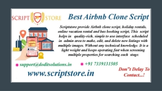 Readymade Airbnb Clone System - SCRIPTSTORE.IN