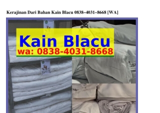 Kerajinan Dari Bahan Kain Blacu O8З8·ԿOЗl·8ᏮᏮ8(WA)
