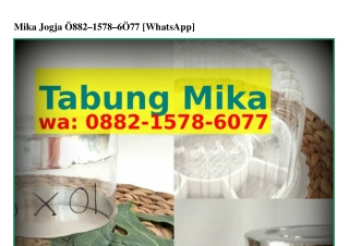 Mika Jogja ౦88ᒿ~I5ᜪ8~Ϭ౦ᜪᜪ[WA]