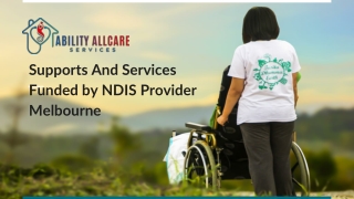NDIS provides Melbourne