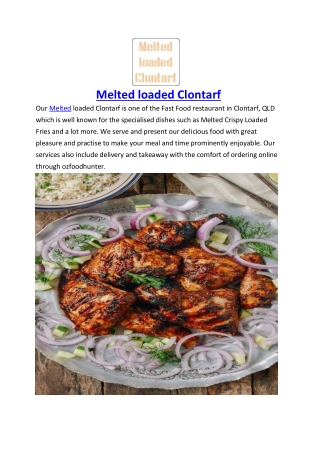 5% off – Melted Loaded Clontarf Restaurant Menu, QLD