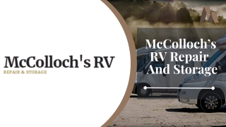 McColloch’s RV Repair  And Storage