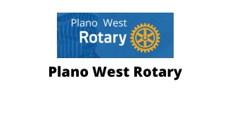 Plano Rotary
