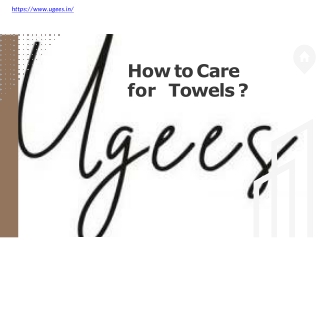 How to Care for Towels