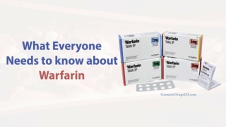 What everyone needs to know about Warfarin (1)