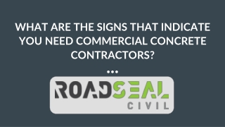 Commercial concrete contractors Melbourne