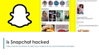 is Snapchat hacked