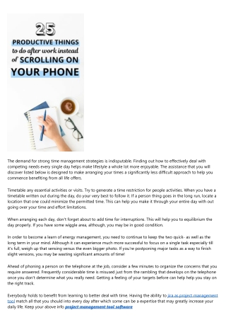 Ideas To Help You Control Your Time And Efforts Much better