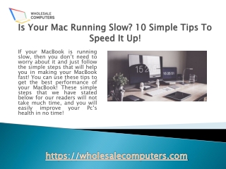 Is Your Mac Running Slow? 10 Simple Tips To Speed It Up!