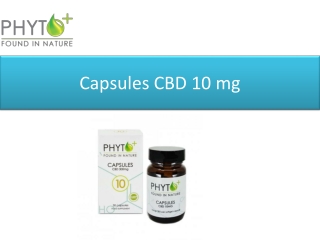 Capsules CBD 10 mg