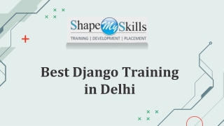 Best Django Training in Delhi