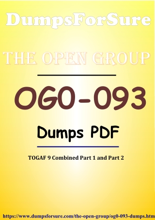 Collection of most asked Questions of OG0-093 Dumps – DumpsForsure