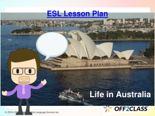 Life in Australia: A Free ESL Lesson Plan