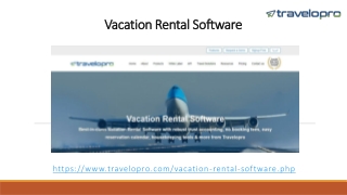 Vacation Rental Software