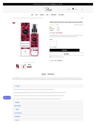 Embark Body Mist