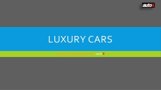 Luxury Cars in India | Luxury Cars – autoX