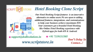 Best Hotel Booking Clone System - SCRIPTSTORE.IN