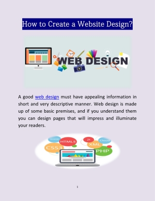 How to Create a Website Design?