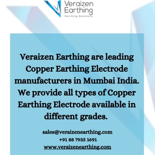 Copper Earthing Electrode | GI Earthing Electrode |  Lightning Arresters - Verai