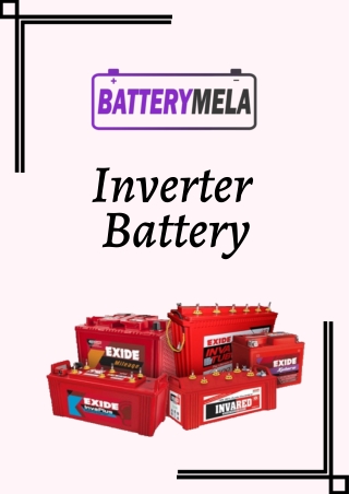 Inverter Battery in Pashan