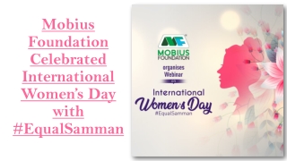 Mobius Foundation Celebrated International Women’s Day with #EqualSamman