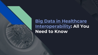 Big Data in Healthcare Interoperability