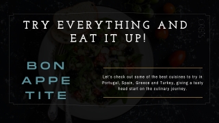 best cuisines to try in europe