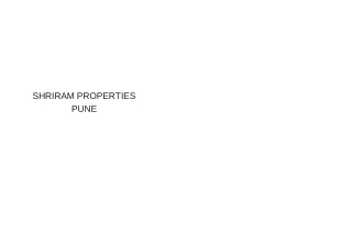 Shriram Properties Pune E Brochure _ Experience A Luxury Life