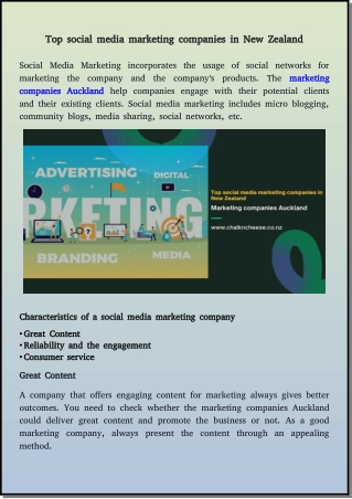 social media marketing specialization in auckland